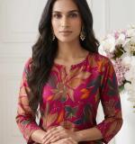 New Casual Wear Pink Dress