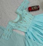 Embroidery Party Wear Gown