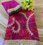 Leheriya Gota Designed Saree