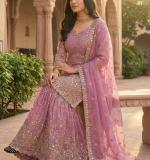 Beautiful Embroidery Design Party Wear Dress