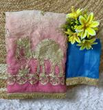 New Beautiful Animal Gota Work Saree