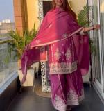 Pink Heavy Chinnon Dress