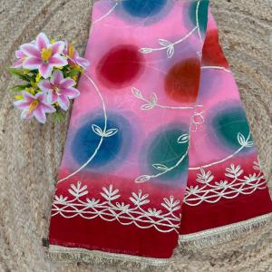 PIYU P1087 New LADDU-2 Gota Work Saree