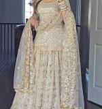 Faux Georgette Party Wear Dress