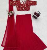 Premium Designer Grey party wear Lehenga