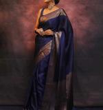 MF 2090 NEW BANARASI SOFT LITCHI SILK CLOTH SAREE