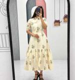 Pure Party Wear Cotton Dress