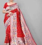 KPR 295 NEW SOFT LITCHI SILK CLOTH SAREE