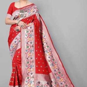 KPR 295 NEW SOFT LITCHI SILK CLOTH SAREE