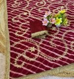 Beautiful Leheriya Gota Work Saree