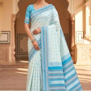 KPR 304 BEAUTIFUL SOFT LITCHI SILK CLOTH SAREE