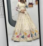 Pure Tissue Silk Wedding wear Lehenga