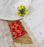 PIYU P1097 WHITE WORK SAREE