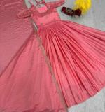 Heavy Embroidery Sequence Work Gown