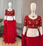 Premium Designer Grey party wear Lehenga