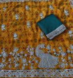 Mor Gota Work Saree
