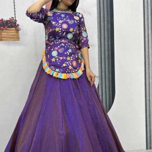 Pure Fendy Heavy Thread And Sequence work Lehenga