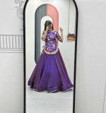 Pure Fendy Heavy Thread And Sequence work Lehenga