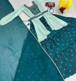 Chinon Real Handwork Lehenga With Handwork Belt