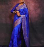 KPR 267 BEAUTIFUL SOFT LITCHI SILK CLOTH SAREE