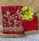 Mor Gota Work Saree