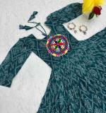 Bandhani Print Gown