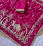 New Animal Gota Work Saree