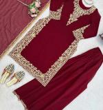 Premium Designed Maroon Dress