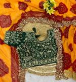 PIYU P1101 BEAUTIFUL YELLOW MANGO SAREE