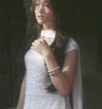 Elegant Ethnic Wear White Dress