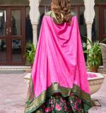 Silk Chaniya Choli Pink Colour