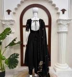 Women's Vichitra Silk Gown Set with Pant & Dupatta