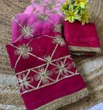 New Beautiful Star Gota Work Saree
