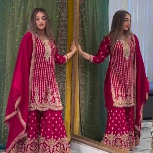 Heavy Fuax Georgette Dress