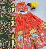 Kalamkari Lehenga