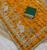 Animal Gota Work Saree