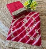 Leheriya Gota Work Saree