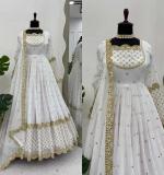 Faux Georgette with inner Gown
