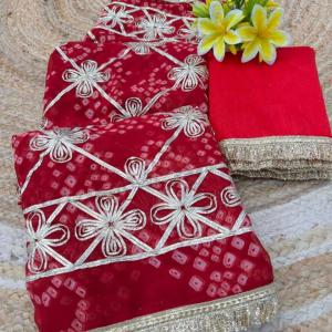 New Star Gota Work Saree
