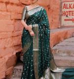 KP 7000 BEAUTIFUL SOFT LITCHI SILK CLOTH SAREE