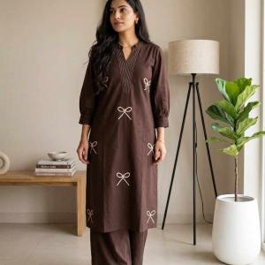 Beautiful Soft Classy Tone Brown Dress