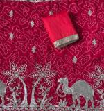 Beautiful Animal Gota Work Saree