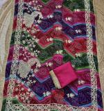Mor Gota Work Saree
