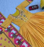 Kalamkari Print Gown