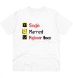 Men's PC Cotton Star Wars Printed T Shirt (Color: White, Thread Count: 180GSM)