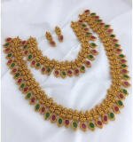 Women's Jewellery Set (Red And Green, Free Size)
