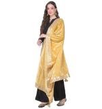Women's Velvet Gotta Patti Dupatta (Gold, Length:  2.25 to 2.50 Mtr)