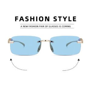 Classic Unisex UV400 Protection Sunglasses (Gold)