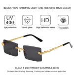 Classic Unisex UV400 Protection Sunglasses (Black)