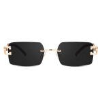 Classic Unisex UV400 Protection Sunglasses (Black)